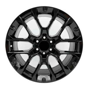 Paquete de 4 Rines Modelo 7043 22X9 6X139.7 GLOSS BLACK 22x9