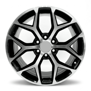 Paquete de 4 Rines Modelo 176BM 20X9 6X139.7	GLOSS BLACK MACHINED FACE 20x9