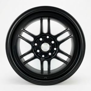 Paquete de 4 Rines Modelo 9001 15X7.0 8X100/114.3 MATTE BLACK 15x7