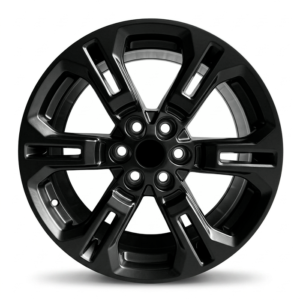 Paquete de 4 Rines Modelo F7604 17X8 6X114.3 SATIN BLACK 17x8