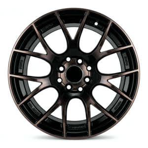Paquete de 4 Rines Modelo FR8530 15X8 8X100/114.3	BLACK MACHINED FACE + TINTED BLACK 15x8