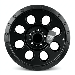 Paquete de 4 Rines Modelo OW014 15X7.5 5X114.3 MATT BLACK 15x7-5